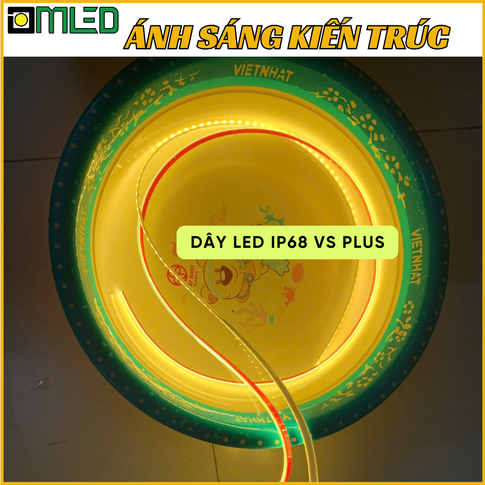 Dây led ngâm nước ip68 vs plus