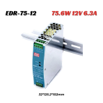 Nguồn DIN Rail - Meanwell EDR - Ảnh 2
