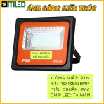 Đèn Pha Led - Đủ Công Suất Ánh Sáng Vàng Trắng - Ảnh 3