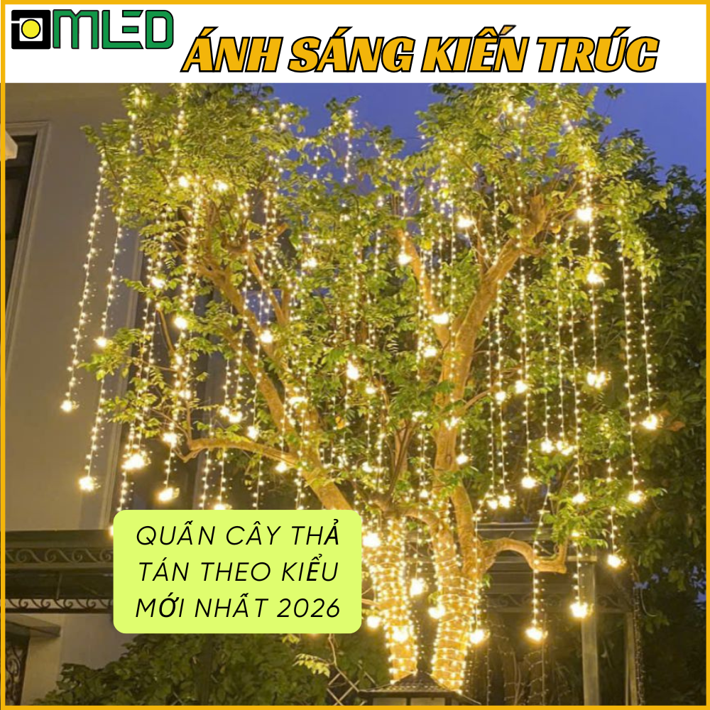 dây led trang trí cây chống nước
