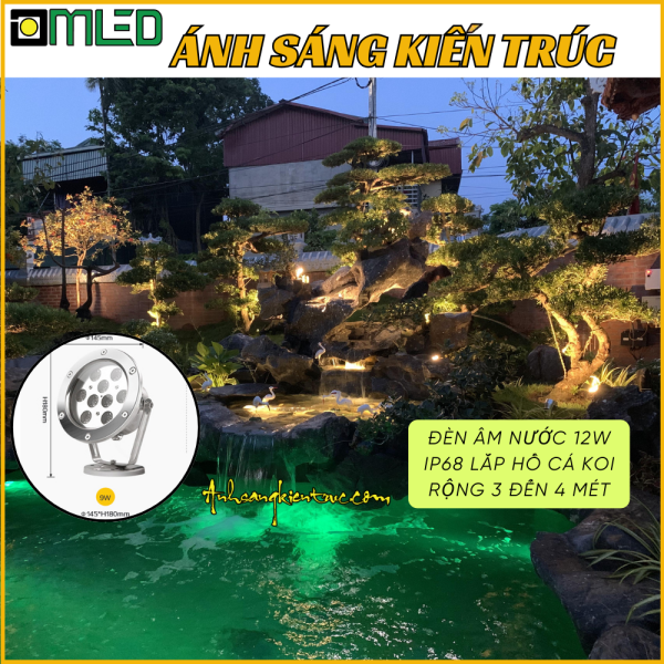 Đèn âm nước 12W