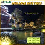 Đèn âm nước 12W ánh sáng vàng