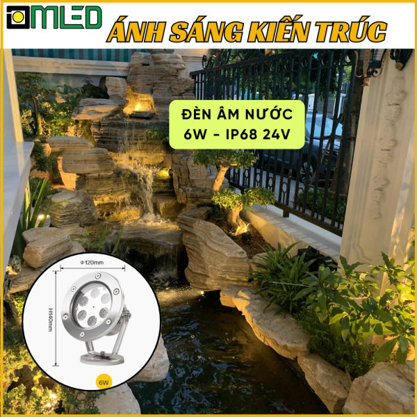 Đèn âm nước 6W