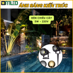 Đèn chiếu cây 5w