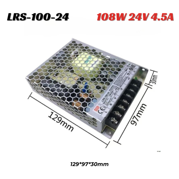 Meanwell LRS-100-24 Nguồn Tổ Ong 108W 24V 4.50A