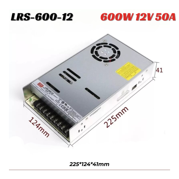 Meanwell LRS-600-12 Nguồn Tổ Ong 12V 600W 50A