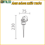 thông số đèn chiếu cây 5w