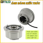 Mặt sau đèn âm nước bánh xe